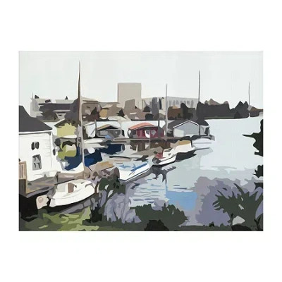 Lumaprints Tuesday Afternoon On Portage Bay Canvas Art In Multi