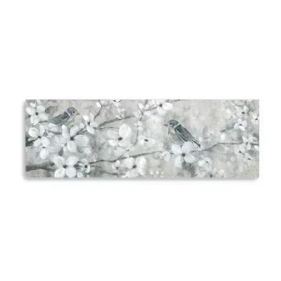 Lumaprints Welcoming Blossoms Canvas Art In White