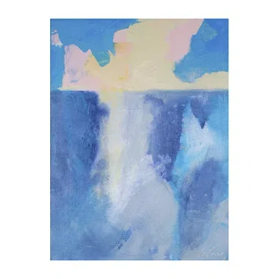 Lumaprints What Lies Beneath Canvas Art In Blue