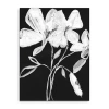 Lumaprints White Whimsical Flowers I Giclee Canvas Art In White