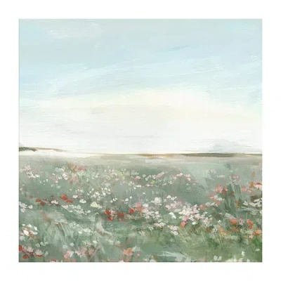 Lumaprints Wildflower Meadow I Traditional Canvas Art In Green