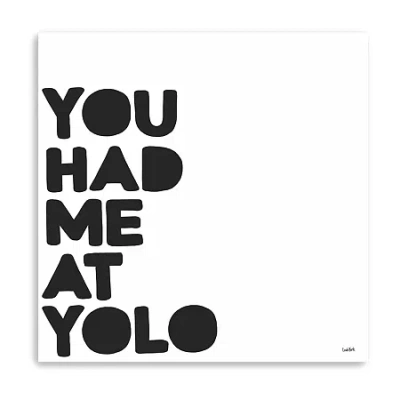 Lumaprints Xennials I Giclee Canvas Art In Black