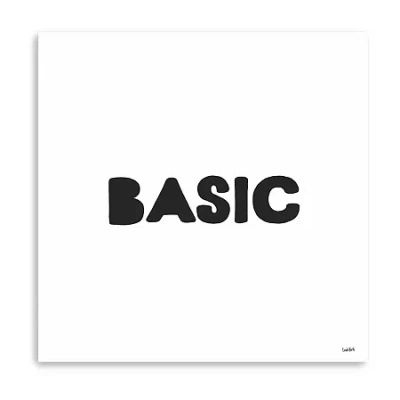 Lumaprints Xennials Iv Giclee Canvas Art In Black