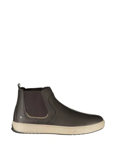 Lumberjack Elasticated-side Ankle Boots In Brown