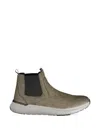 Lumberjack Elasticated-side Pull-tab Ankle Boots In Green