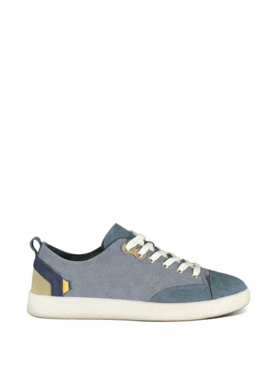 Lumberjack Groove Panelled Sneakers In Blue
