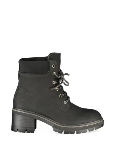 Lumberjack Lace-up Ankle Boots In Black
