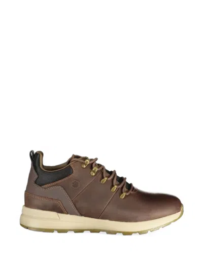 Lumberjack Lace-up Ankle Boots In Brown