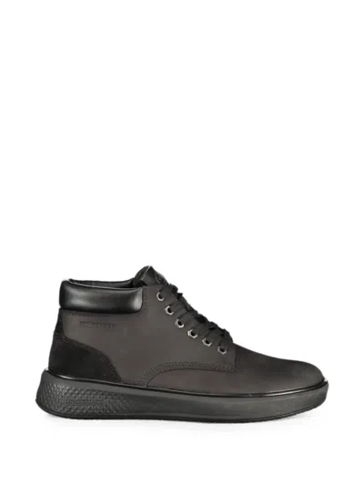 Lumberjack Lace-up Leather Chukka Boots In Black