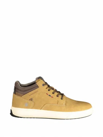 Lumberjack Lace-up Logo-patch Sneakers In Brown