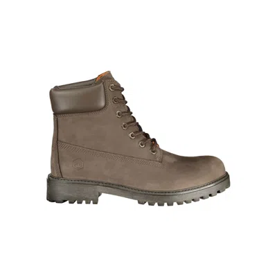 Lumberjack Lace-up Ankle Boots In Brown