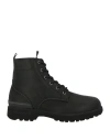 Lumberjack Man Ankle Boots Black Size 8 Leather