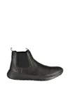 Lumberjack Neil Elasticated-side Panel Ankle Boots In Black