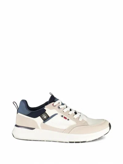 Lumberjack Panelled Lace-up Sneakers In White