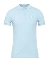 Lumberjack Urbanature Man Polo Shirt Sky Blue Size S Cotton