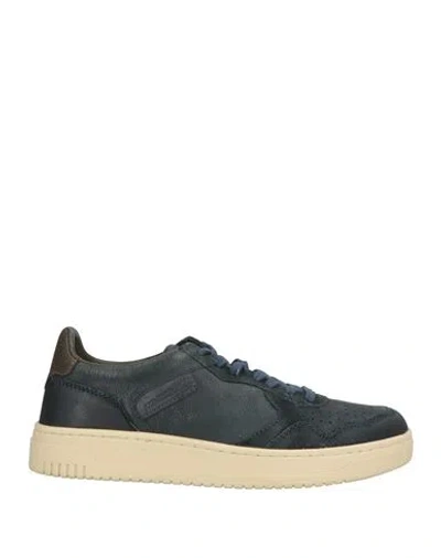 Lumberjack Urbanature Man Sneakers Midnight Blue Size 12 Leather