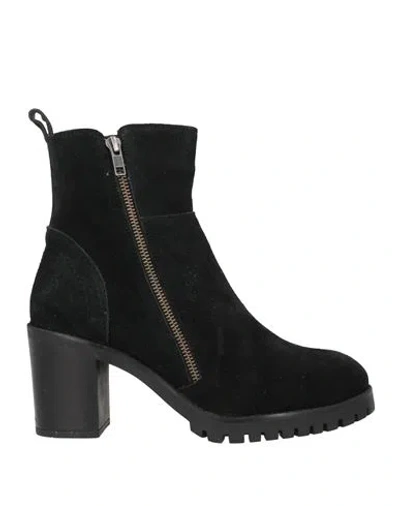 Lumberjack Woman Ankle Boots Black Size 9 Leather
