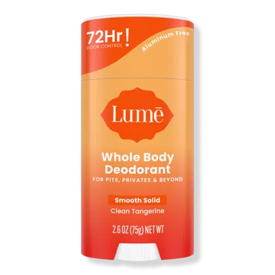 Lume Whole Body Deodorant Smooth Solid - Clean Tangerine