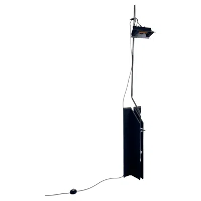 Pre-owned Lumen Ennio Chiggio Floor Lamp Model Mp By  Form Italy, 1968 In Black