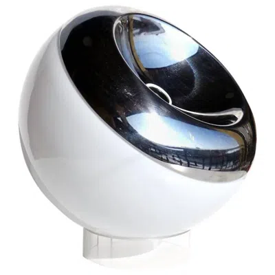 Pre-owned Lumi 1960s Reggiani De Martini Falcon Fois Italian Design Space Age Glass Table Lamp In Transparent