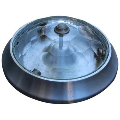 Pre-owned Lumi Ceiling Wall Light Anum Diamond Glass  Milano Midcentury Italian Design In Transparent