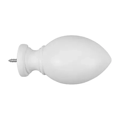 Lumi Home Furnishings 2-pc. Finials In White