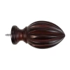 Lumi Home Furnishings Bullet Finial 2-pc. Finials In Brown