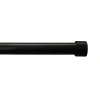 Lumi Home Furnishings End Cap 5/8 In Curtain Rod In Black