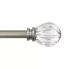 Lumi Home Furnishings Pumpkin 5/8 In Curtain Rod In Silver