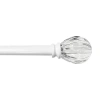 Lumi Home Furnishings Pumpkin 5/8 In Curtain Rod In White