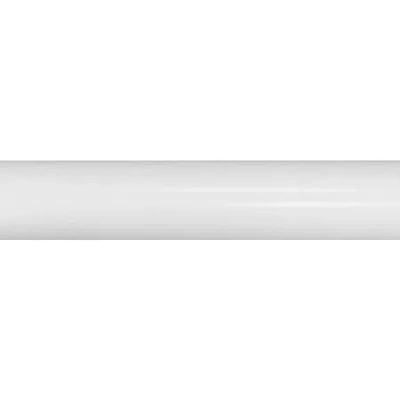 Lumi Home Furnishings Smooth 1 3/8 In Curtain Rod In White