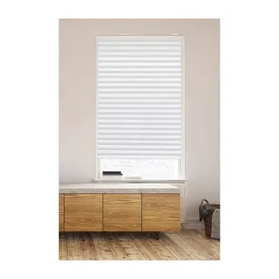 Lumi Home Furnishings Temporary Cordless Light-filtering Pleated Shade In White