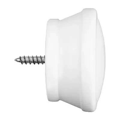 Lumi Home Furnishings Wood End Cap 2-pc. Finials In White