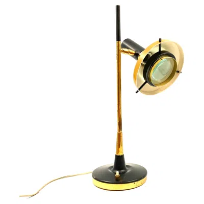 Pre-owned Lumi Oscar Torlasco Mod. 553 Table Lamp, Large Ed., , Italy, Circa 1950 In Sand