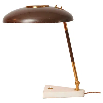 Pre-owned Lumi Oscar Torlasco Table Light In Brown