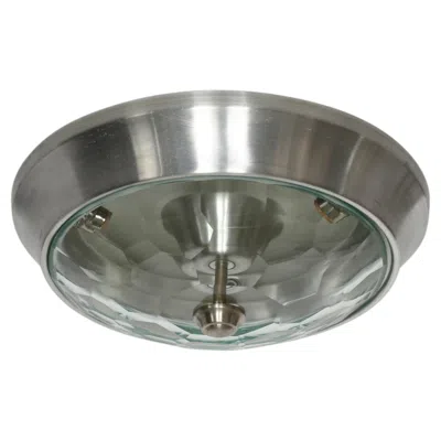 Pre-owned Lumi Pia Guidetti Crippa For  Flush Mount Ceiling Light In Glass And Anum In Transparent
