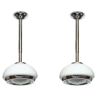 Pre-owned Lumi Pia Guidetti For  Milano Ceiling Pendant, Italy Circa 1960s In Transparent