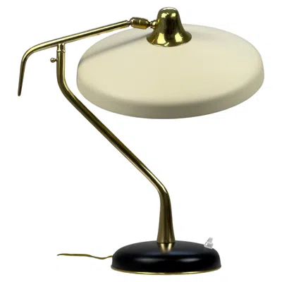 Pre-owned Lumi Sculptural Desk Lamp, Model 331, Designed By Oscar Torlasco For  Milano, Ita In Sand