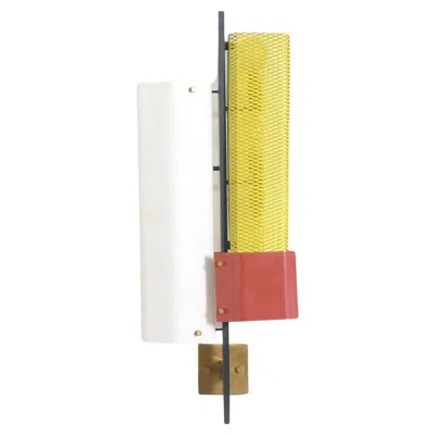 Pre-owned Lumi Vintage Wall Light By , 1950s, Attributed To Oscar Torlasco In Brown