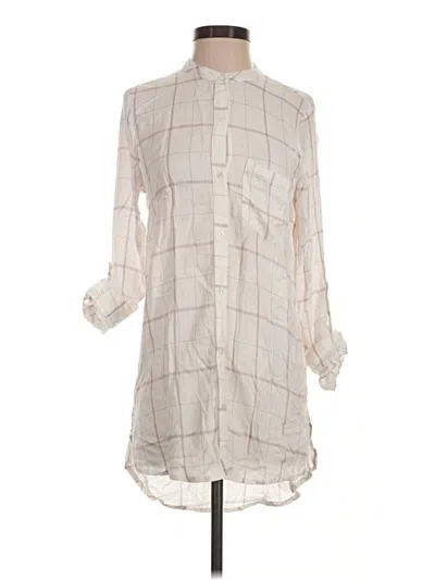 Pre-owned Lumiere 3/4 Sleeve Blouse In Ivory