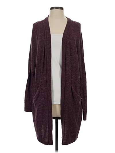Pre-owned Lumiere Cardigan Sweater In Burgundy