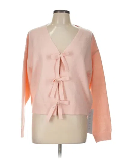 Lumiere Cardigan Sweater In Pink