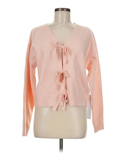 Lumiere Cardigan Sweater In Pink