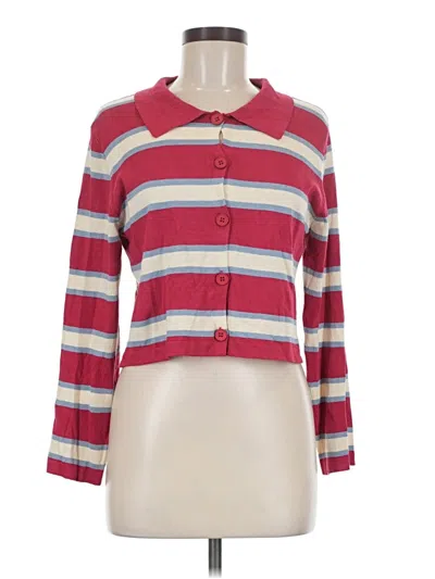 Pre-owned Lumiere Cardigan Sweater In Pink