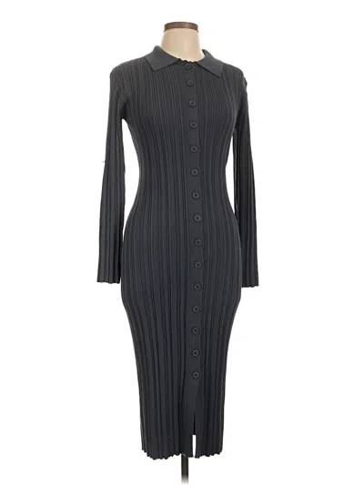 Pre-owned Lumiere Casual Dress In Gray