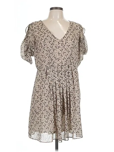 Pre-owned Lumiere Casual Dress In Tan