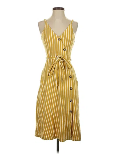 Pre-owned Lumiere Casual Dress In Yellow