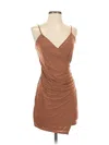 Lumiere Cocktail Dress In Brown