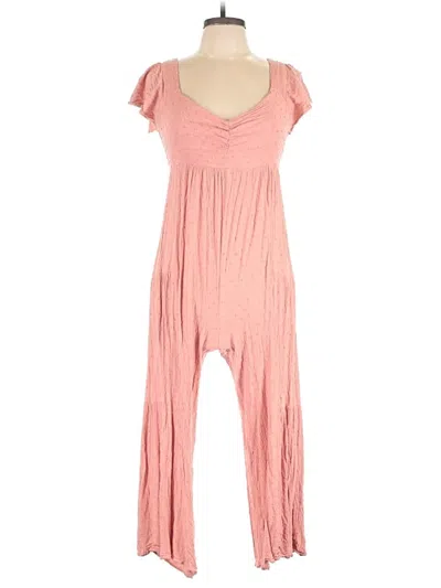 Pre-owned Lumiere Jumpsuit In Pink