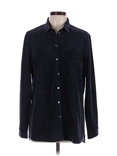 Pre-owned Lumiere Long Sleeve Button Down Shirt In Black
